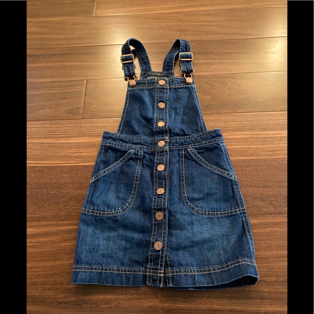 Gap Kids Denim/Jean Overall Dress, size small